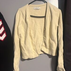 long sleeve button down sweater